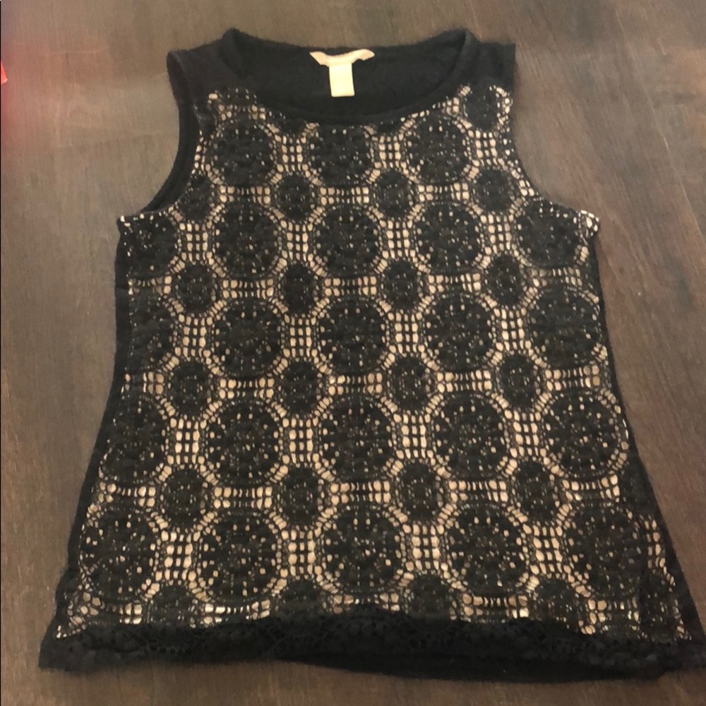 Banana Republic crochet shirt